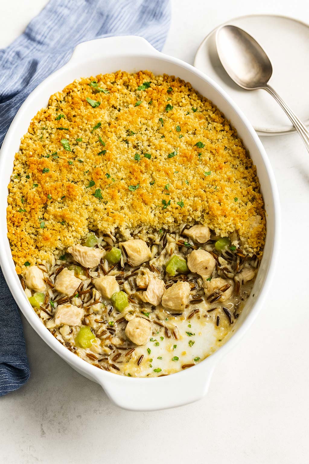 Dr. Fairey’s Wild Rice Chicken Casserole